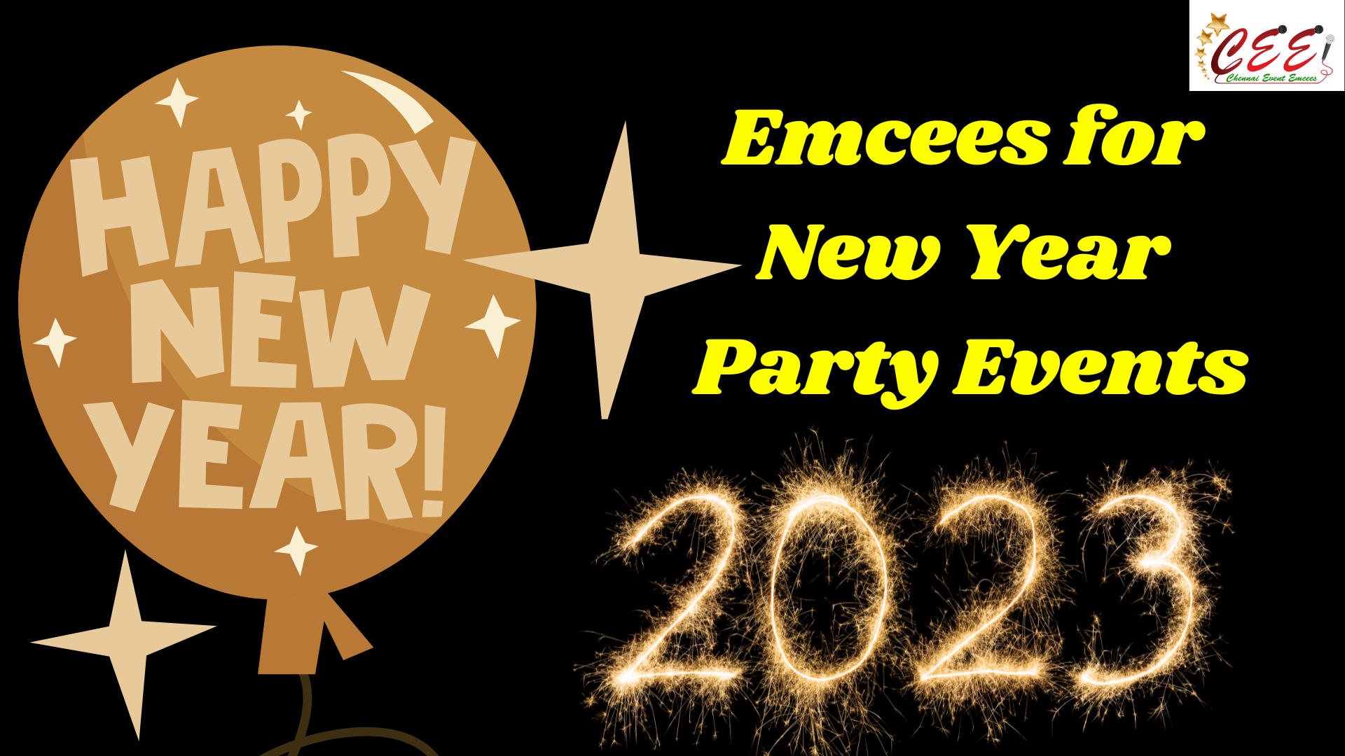 Anchors for New Year Party Events 2023 in Chennai and Pondicherry